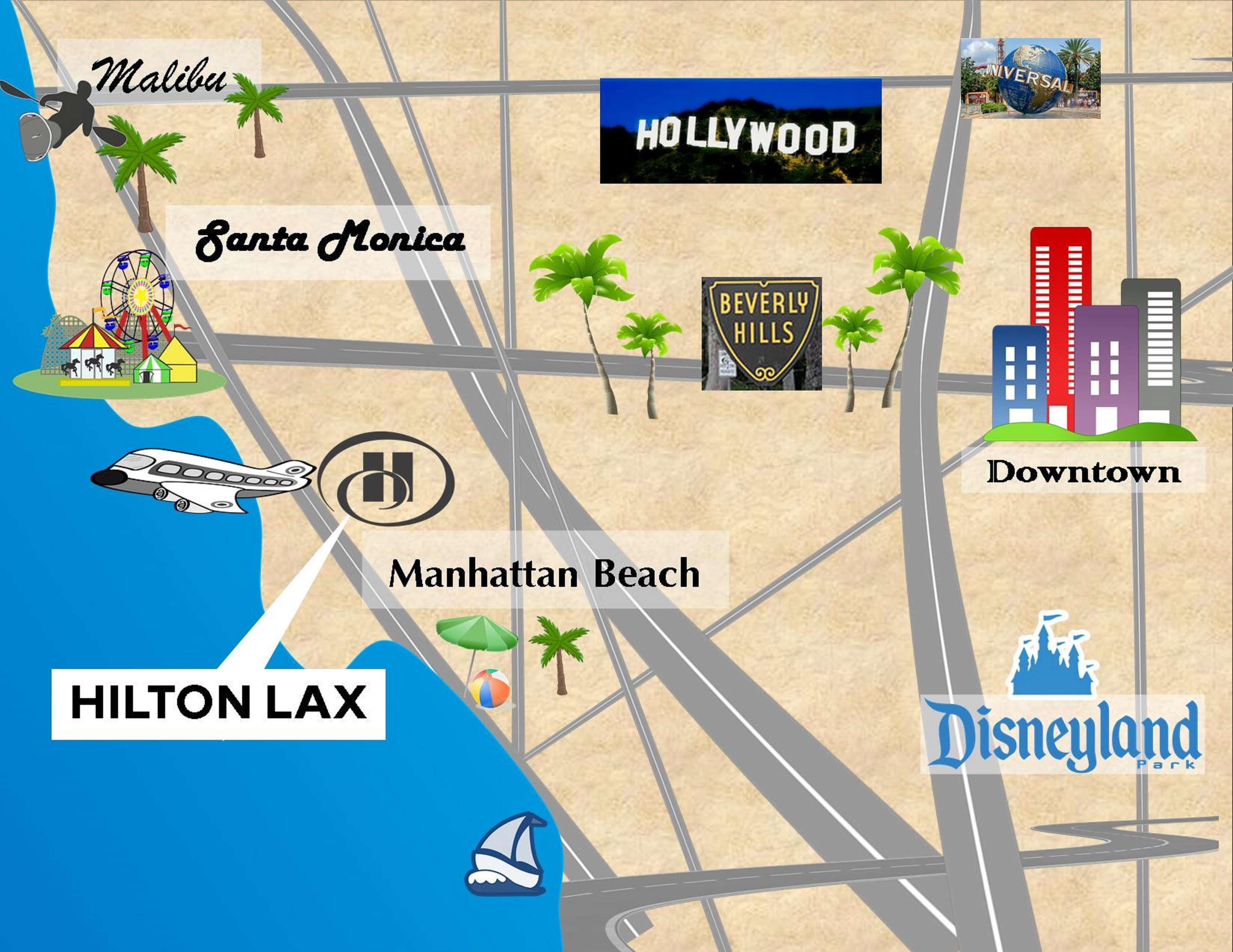 Hilton Los Angeles Airport Ngoại thất bức ảnh